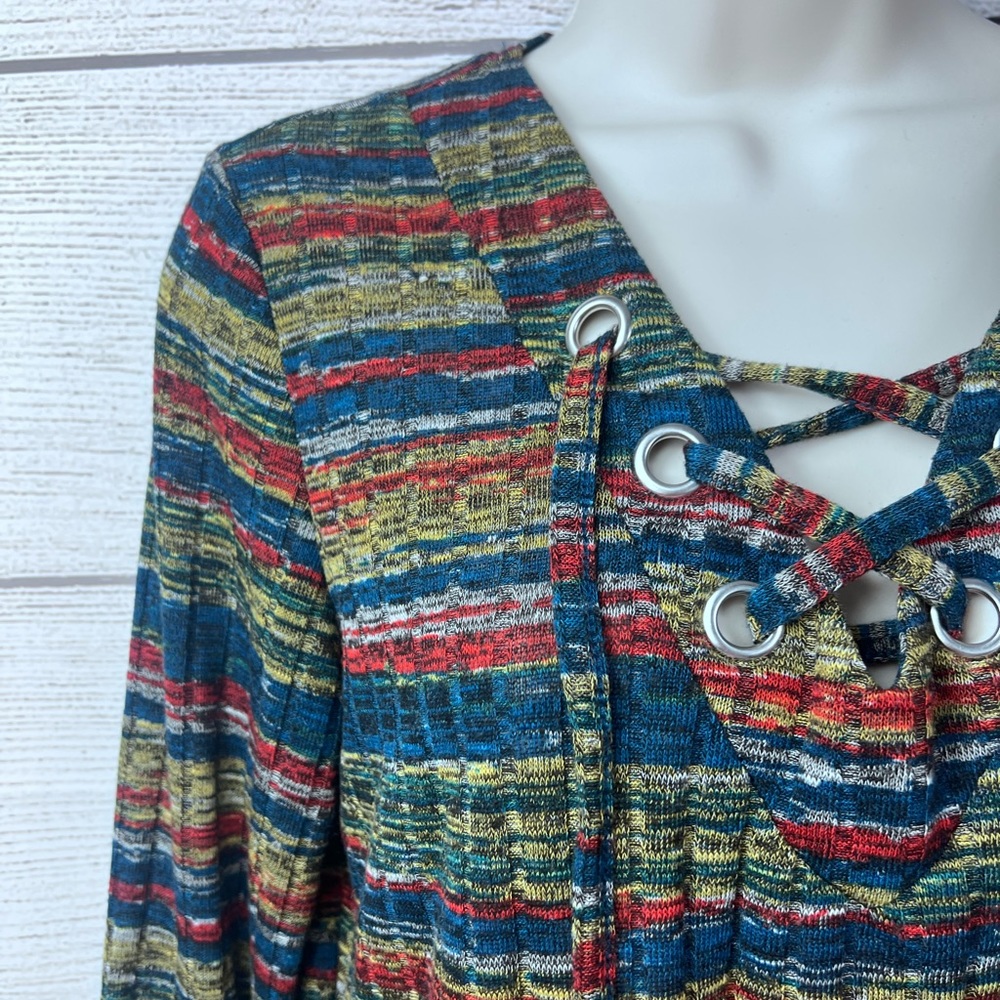 Bundle Chenault Fall Colors Stripe Lightweight Sw… - image 4